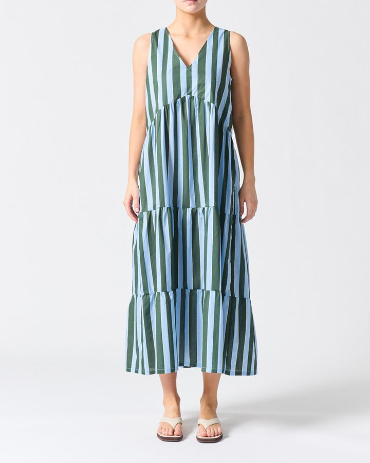 Madagascar Dress - Wide Stripe