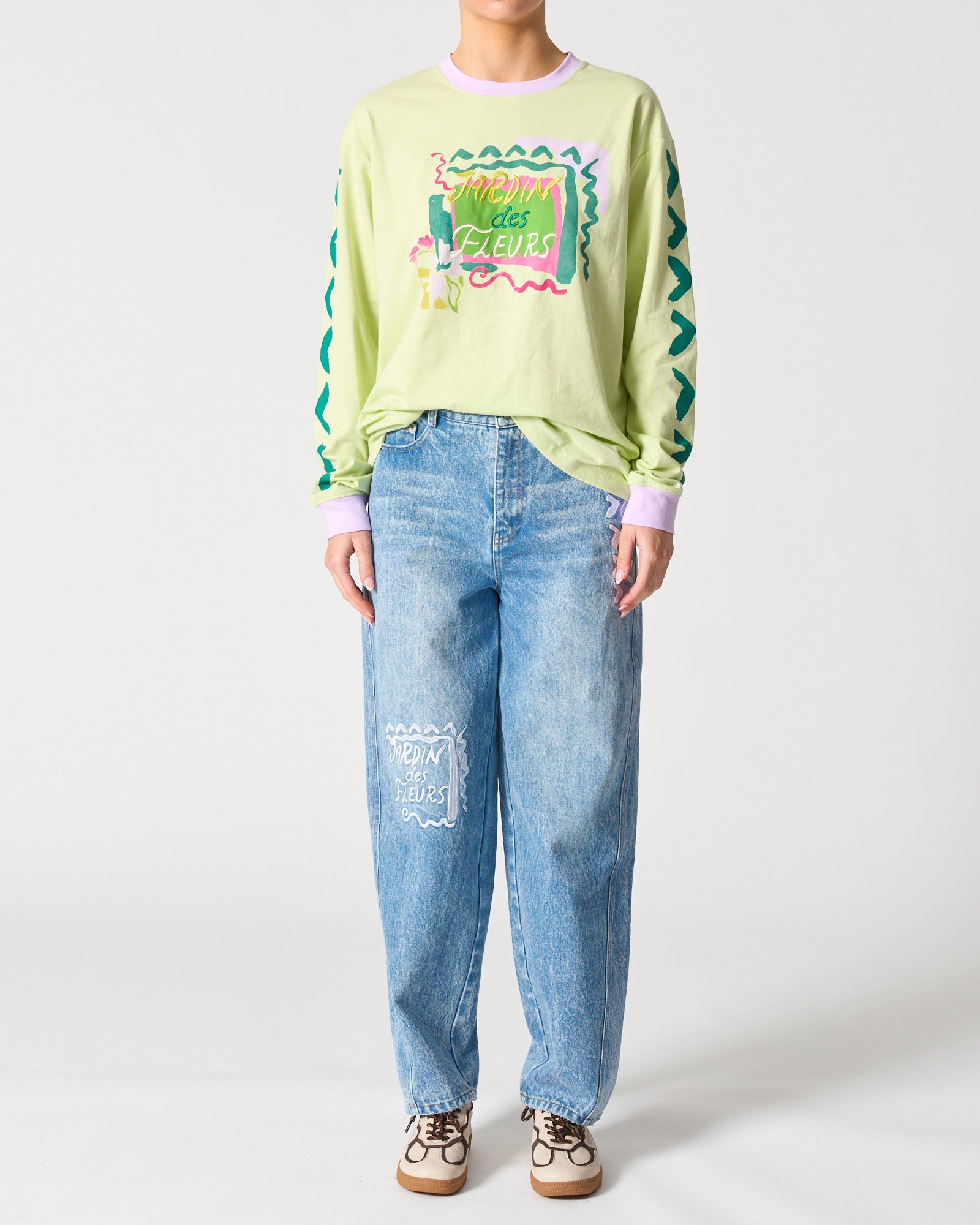 Malibu Long Sleeve Tee - Jardin Des Fleur