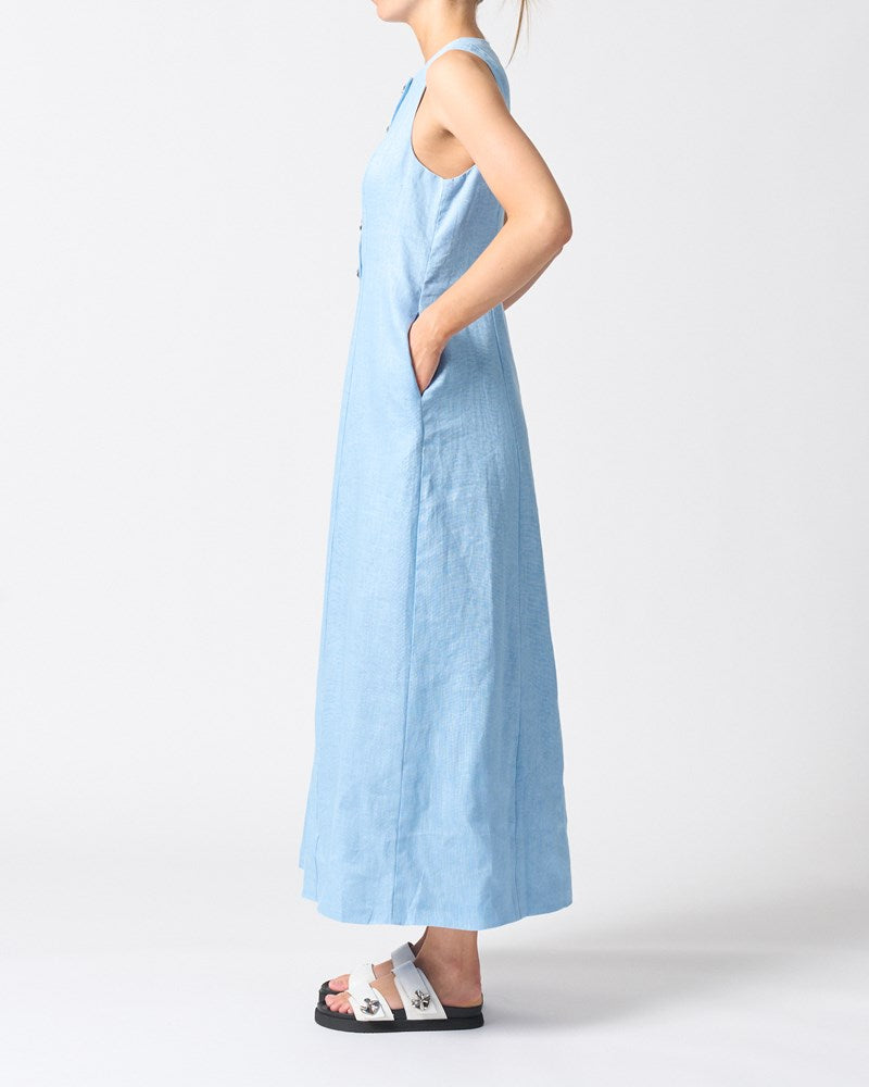 Malta Midi Dress - Sky Blue