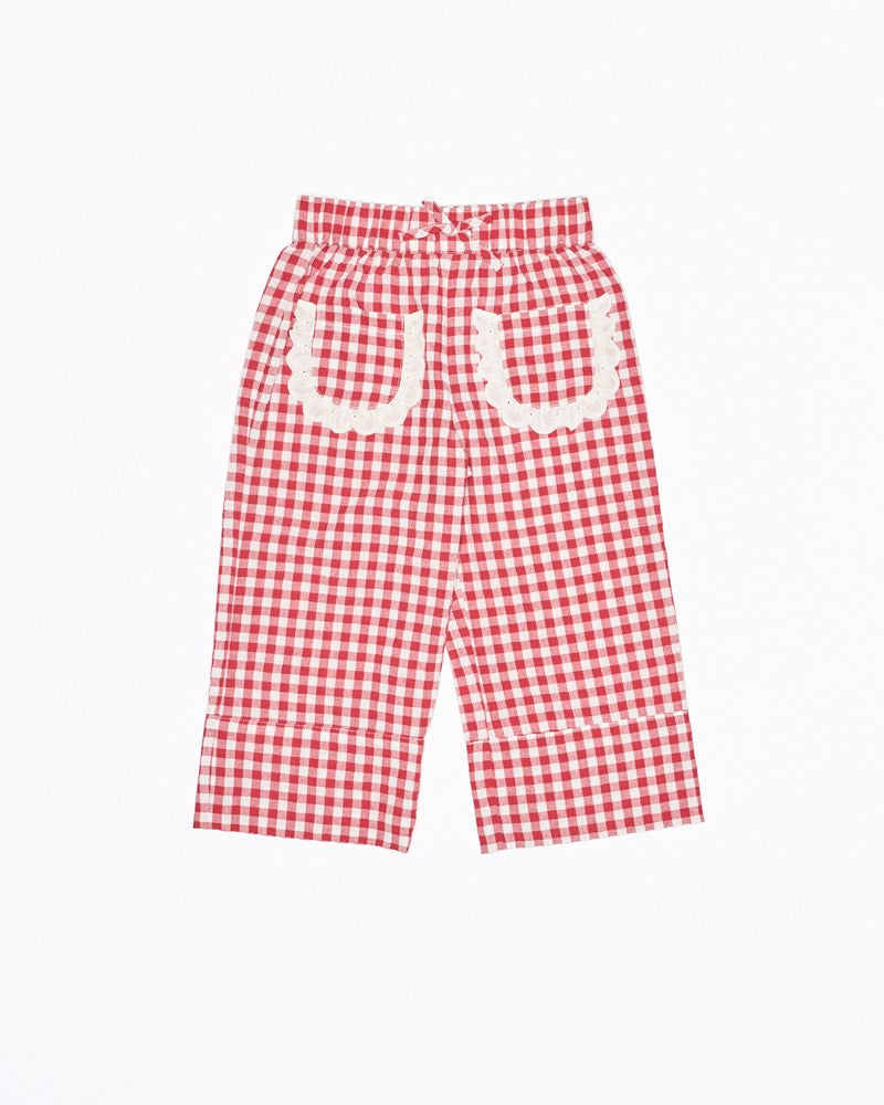 Marley Pant - Red White Check