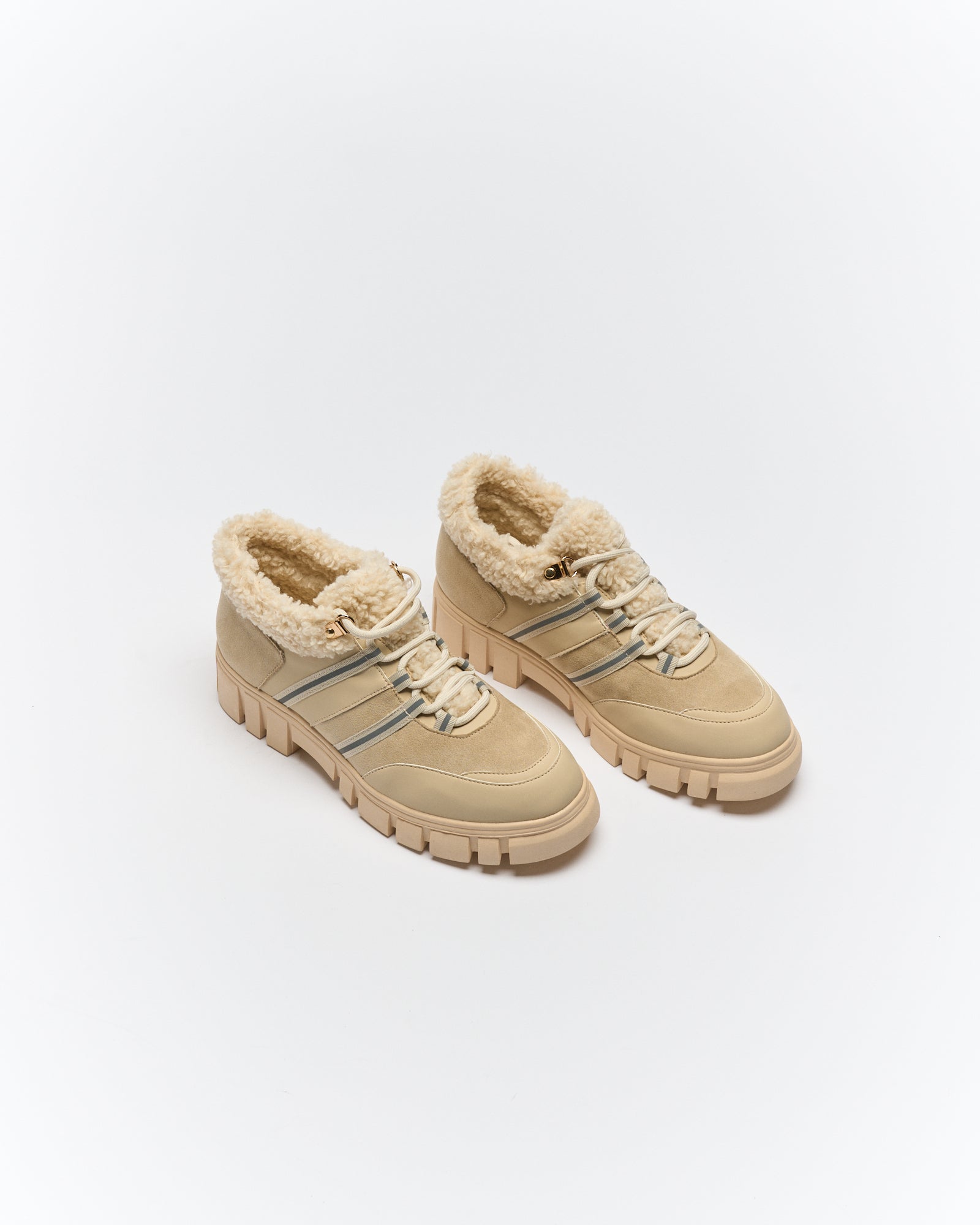 Naomi Sherpa Boot - Beige