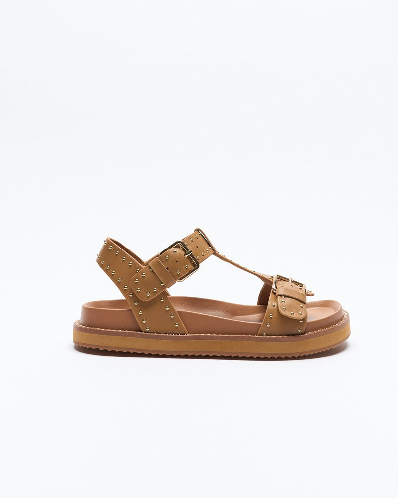 Paloma Leather Sandal - Tan