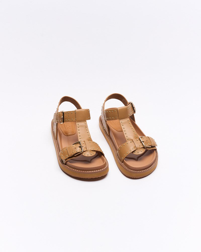 Paloma Leather Sandal - Tan