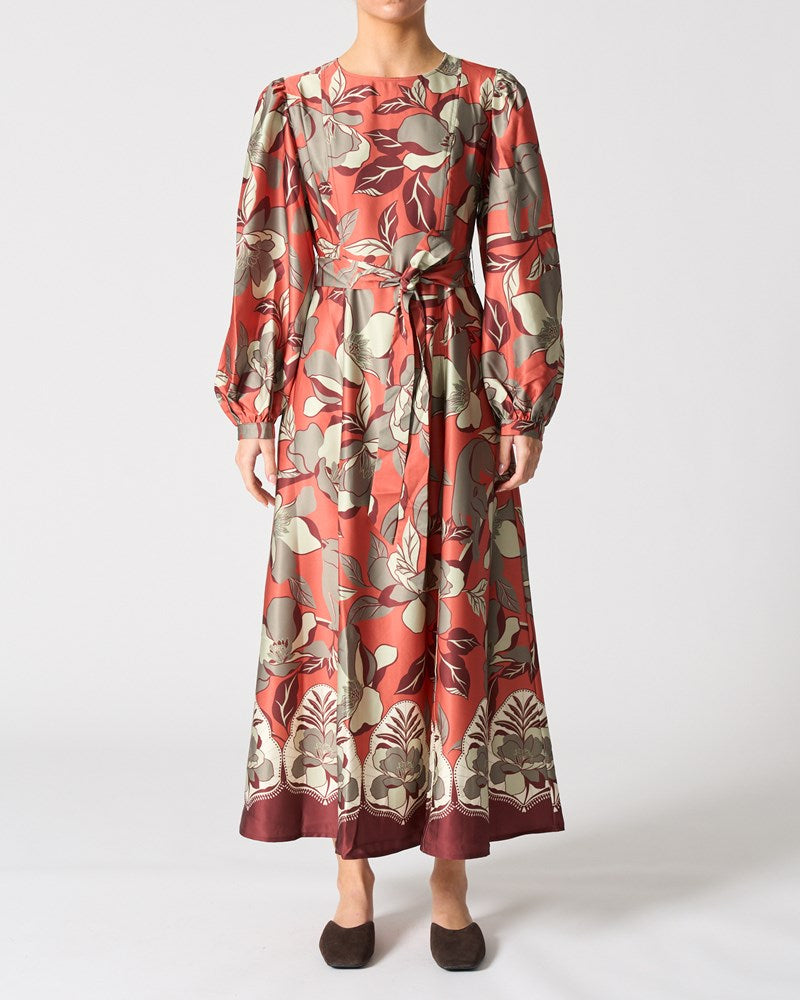 Paris Dress - Jaguar Jungle Orange