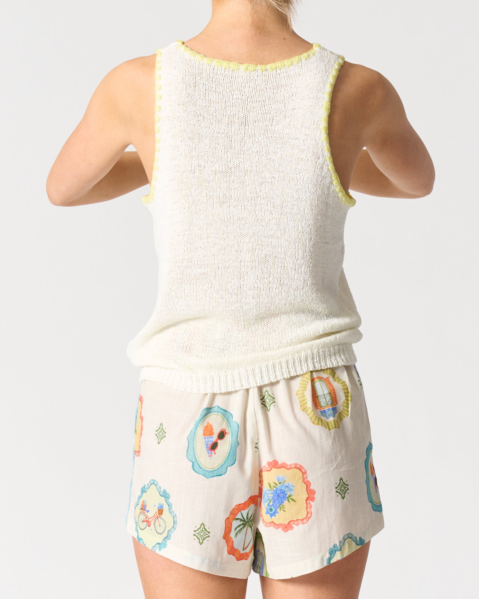 Pasaena tank - White