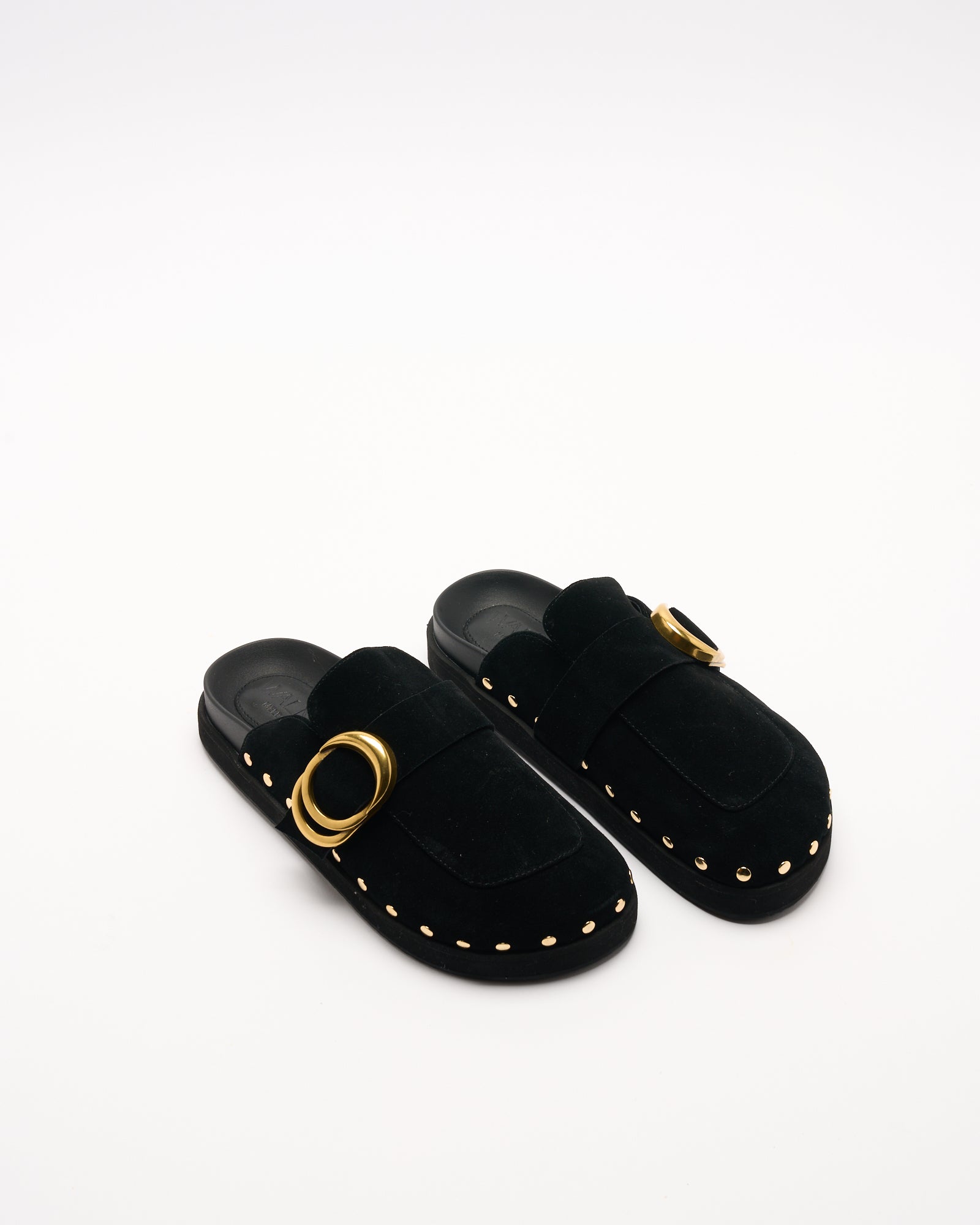 Pascal Leather Mule - Black