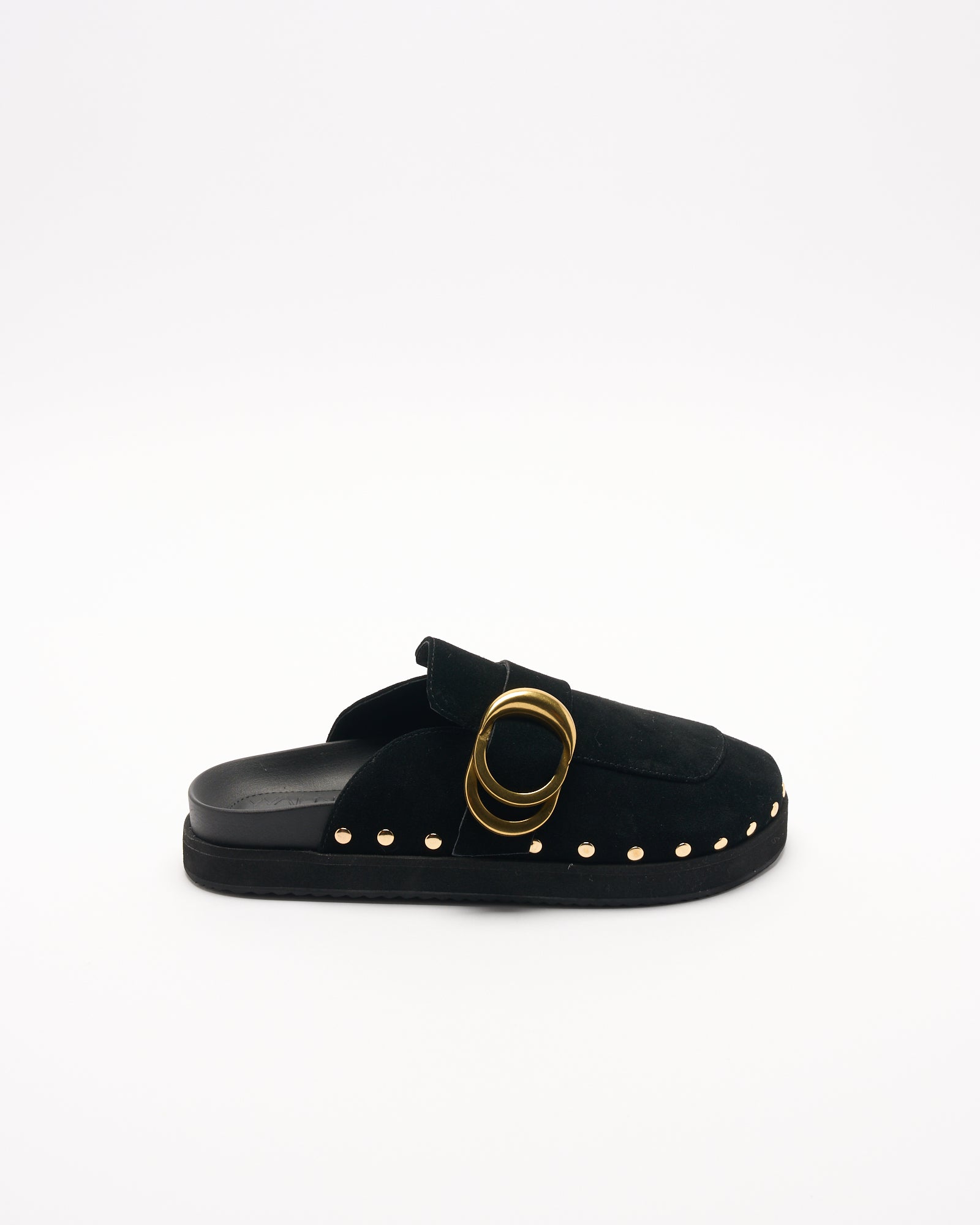 Pascal Leather Mule - Black