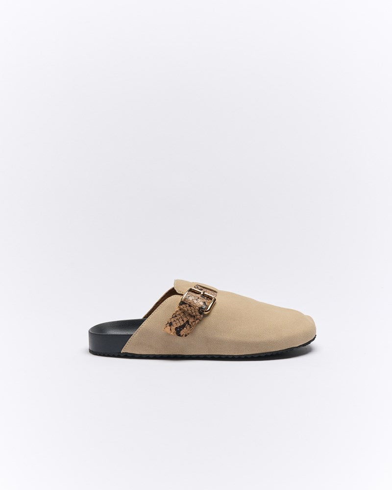 Princeton Mule - Beige Snake