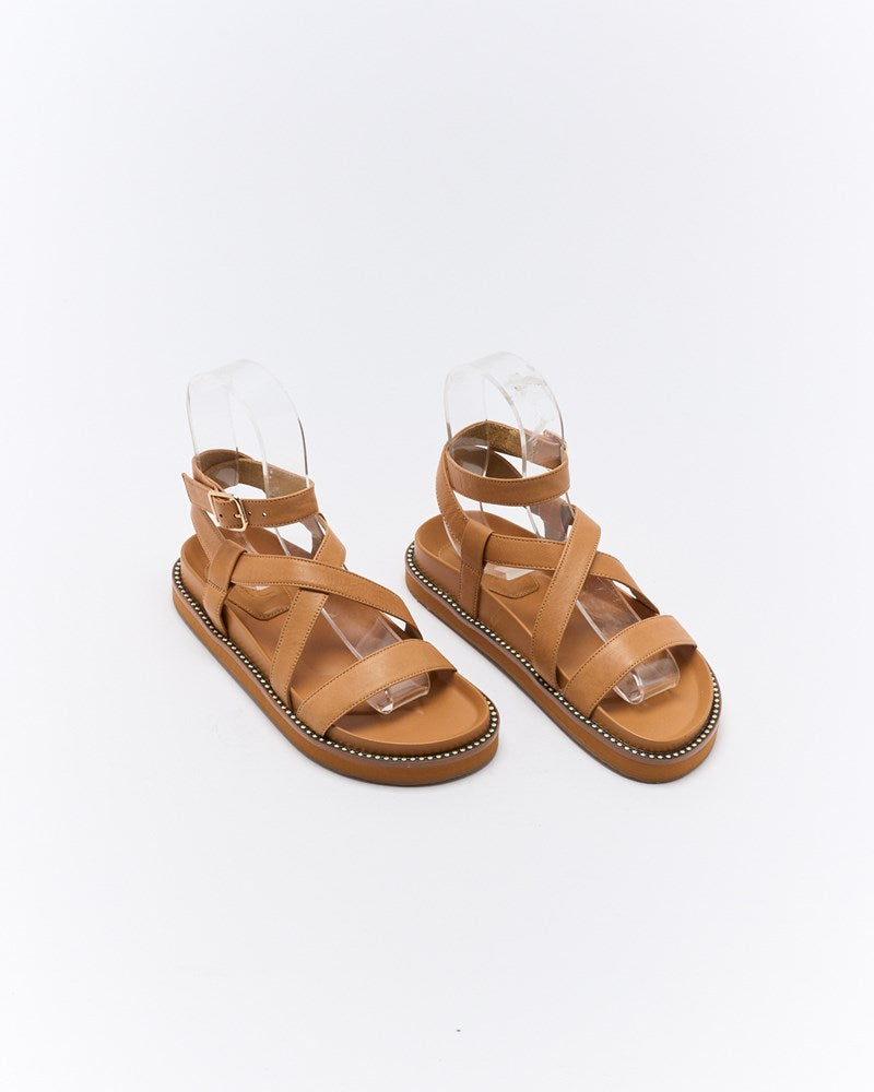 Presly Leather Sandal - Coconut Tan *Pre-Order*