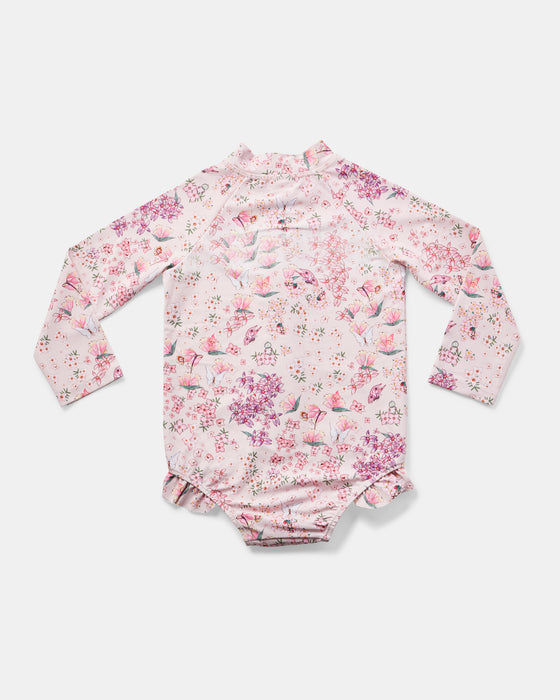May Gibbs Prue Swimsuit - Pink Flora