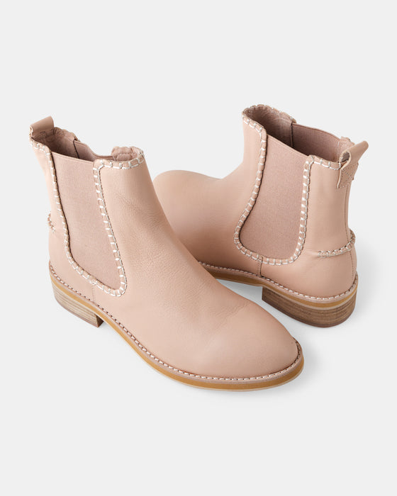 Cinda Leather Boot - Camel