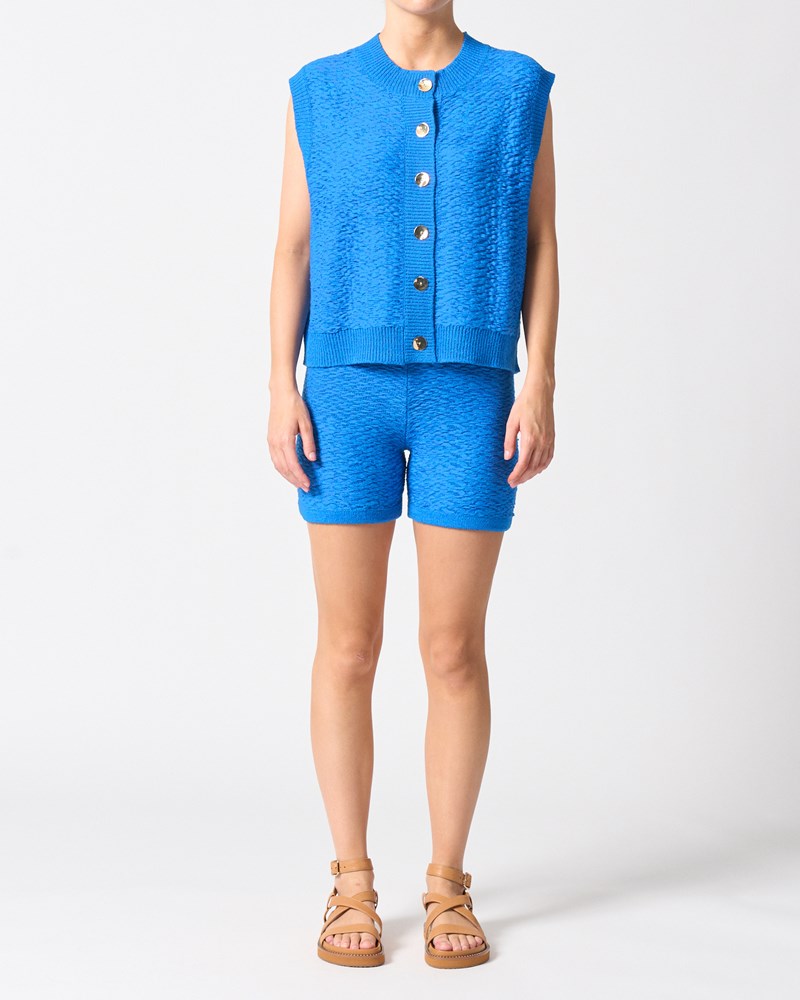 Ravello Knit Vest - Blue