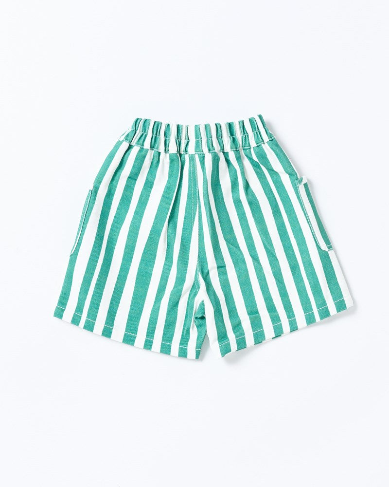Remy Short - Green Stripe