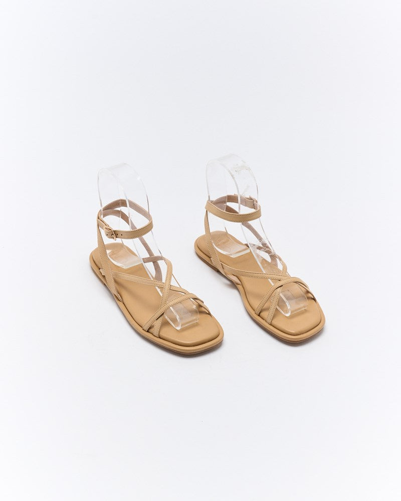 Ripley Leather Sandal - Biscuit