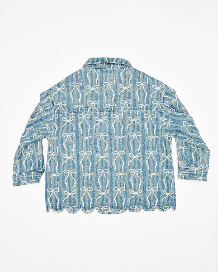 Rosie Jacket - Denim Bows