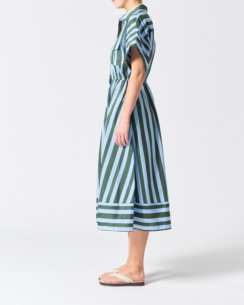 Santiago Dress  - Wide Stripe