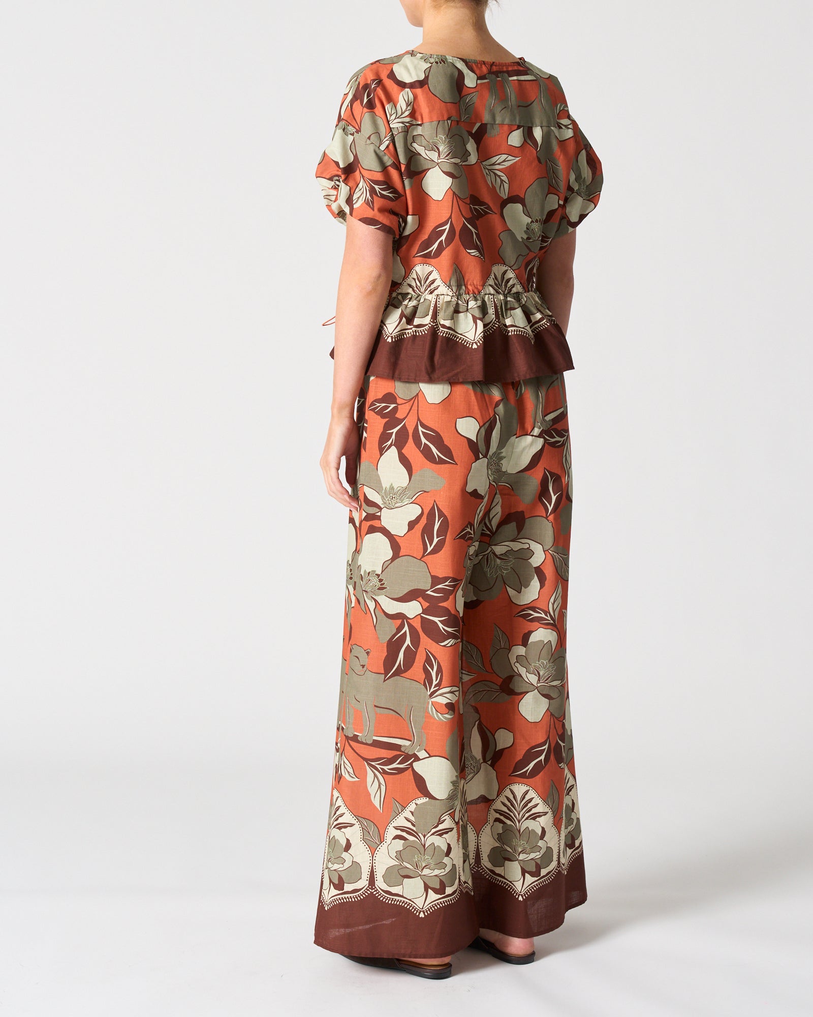 Santiago Top - Jaguar Jungle Orange