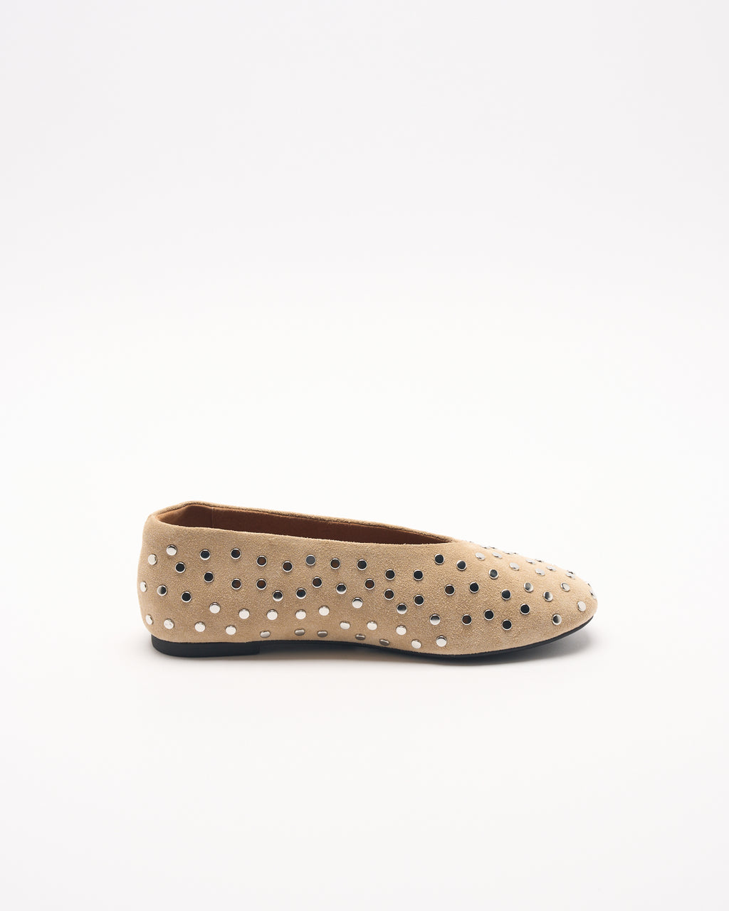 Walnut Melbourne Bexley Ballet (Beige Suede) main image 1
