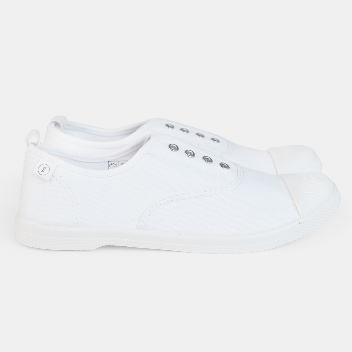 Puma white canvas sneakers clearance