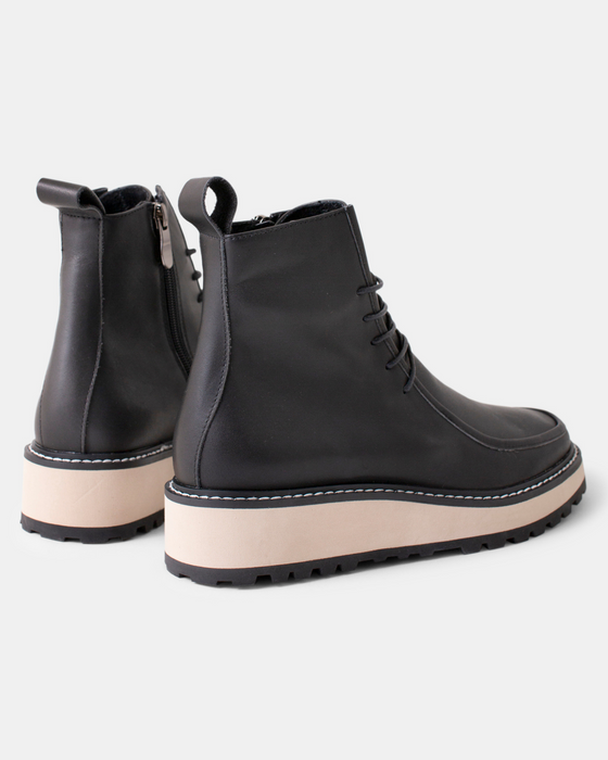 Jovi Leather Boot - Black