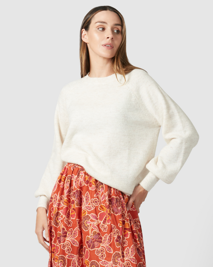 St Moritz Jumper - Cream Walnut Melbourne