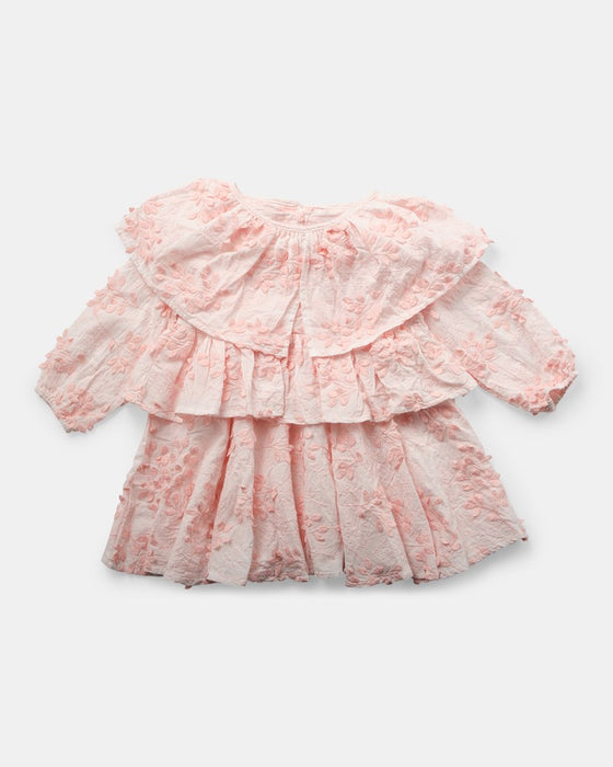 Fifi Dress - Pink Broderie