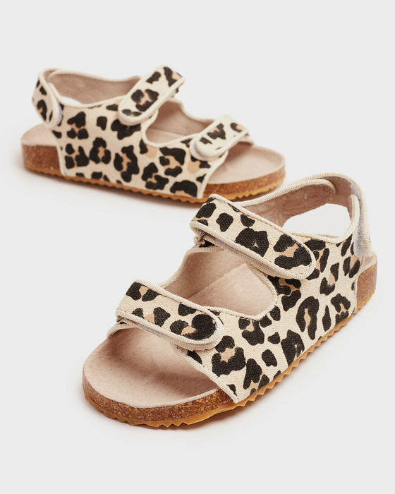 Bec Mini Sandal - Ginger Leopard