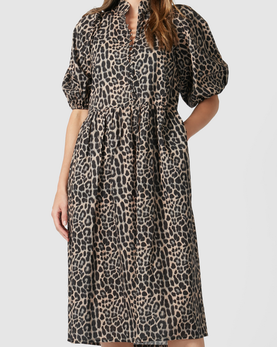 Hotham Dress - Leopard