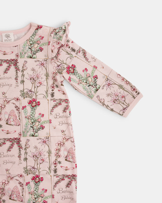 May Gibbs Scout Frill Onesie - Floral Babies
