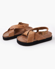 Mya Leather Sandal - Tan — Walnut Melbourne