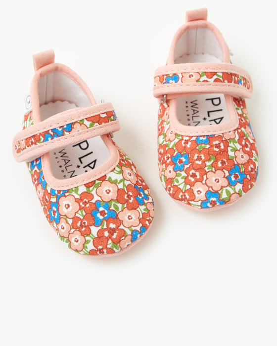 Play Baby Mary Jane Canvas - Fields Pink