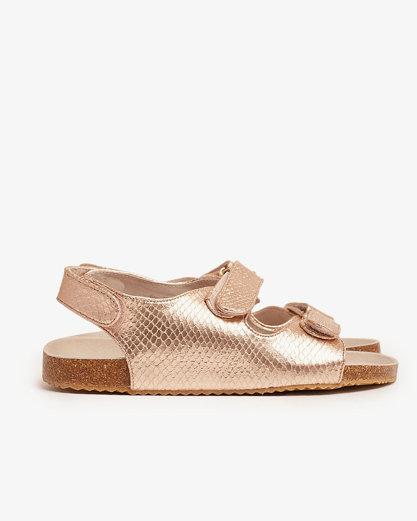 Bec Sandal - Rose Snake Walnut Melbourne