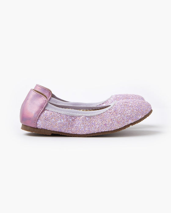 Catie Party Ballet - Violet Glitter