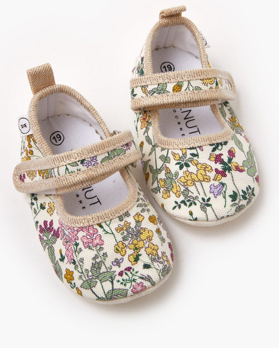Liberty Baby Mary Jane Canvas - Field Flowers