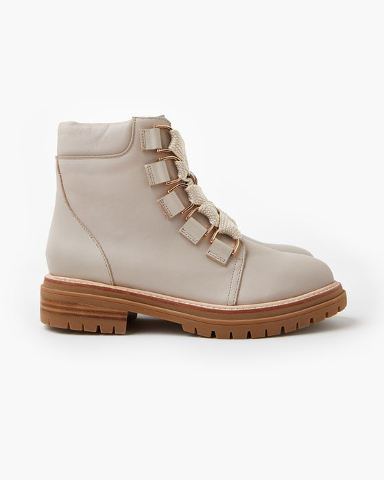 Ollie Leather Boot - Dove